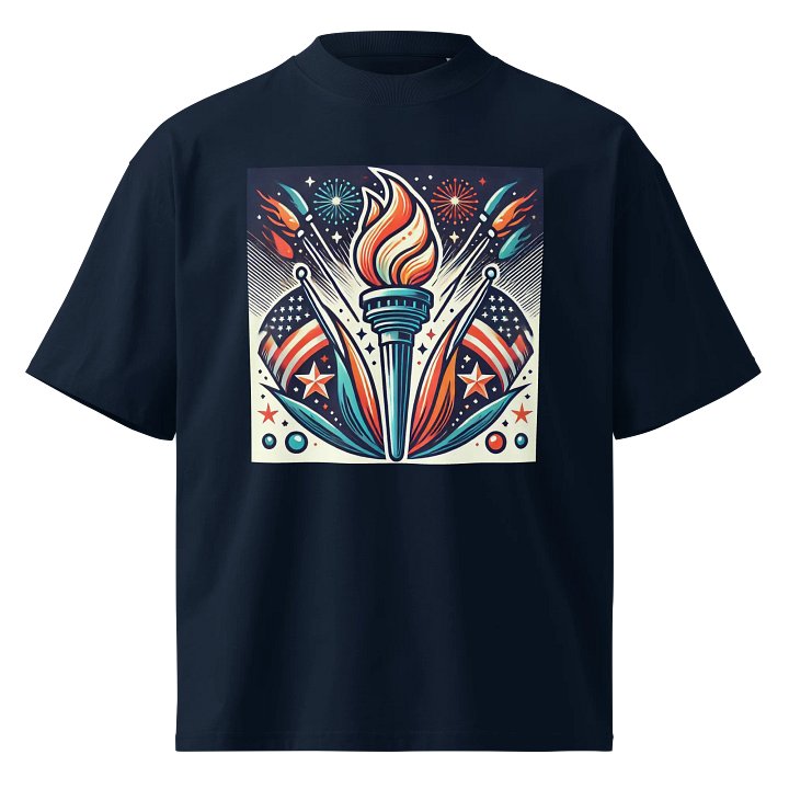Liberty Flame Celebration Organic T-Shirt product image (1)