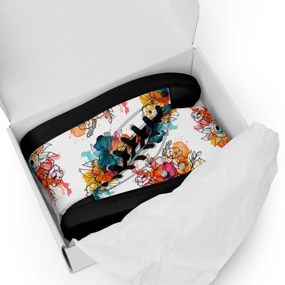 Ink Splash Bouquet High Tops product image (4)