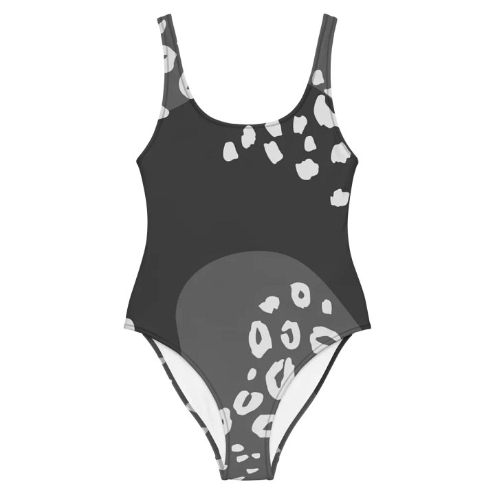 Grey Flowing Waves All-Over Swimsuit product image (2)