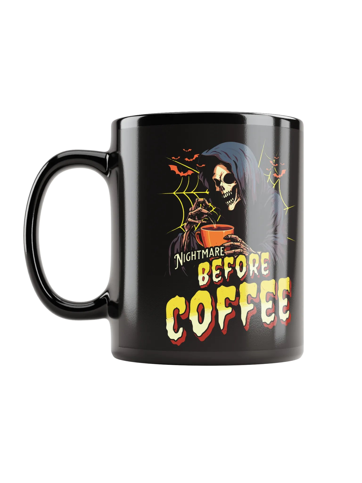 Skeleton Drinking Coffee Mug – 