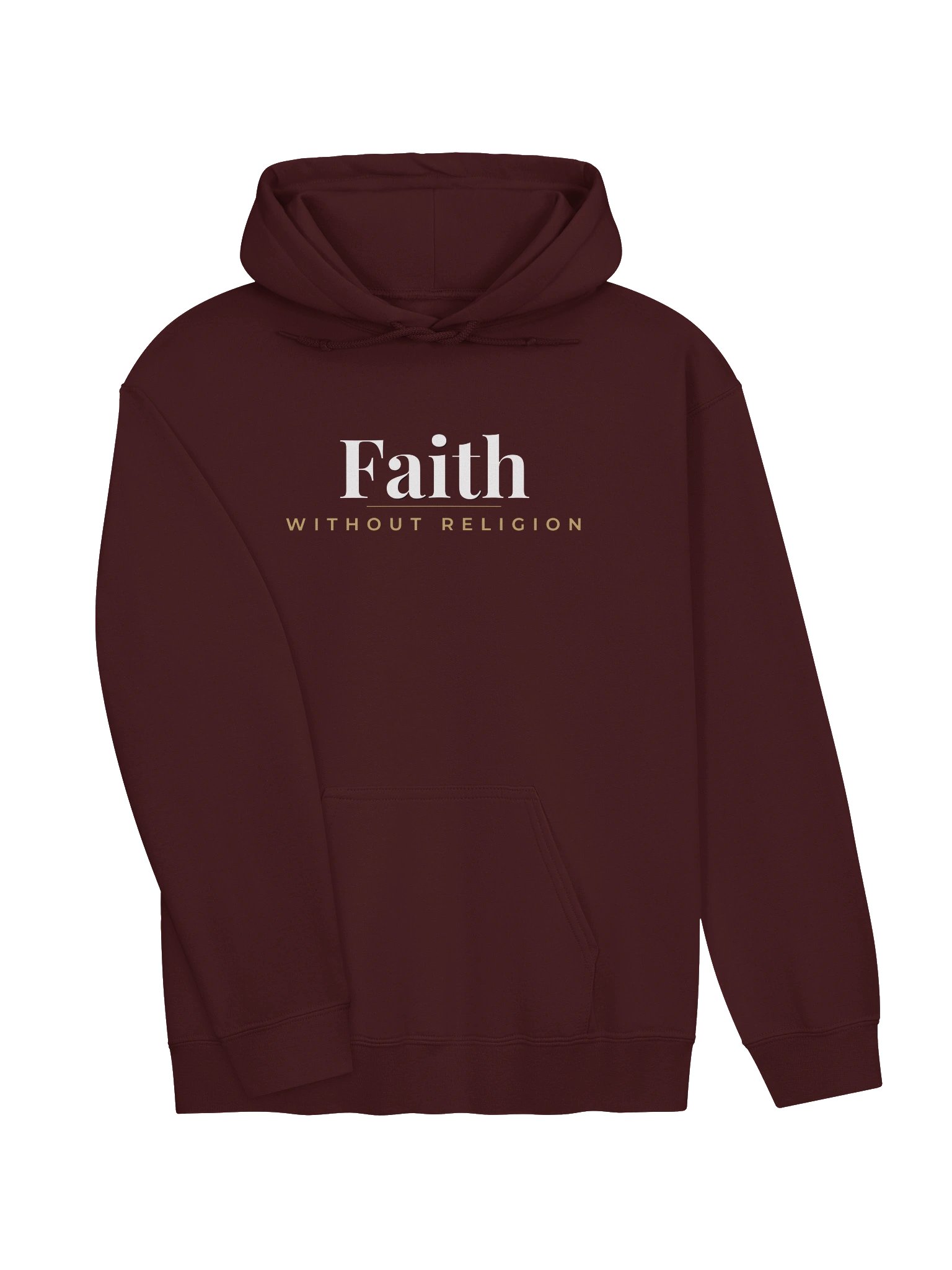 Faith Without Religion Serif Hoodie product image (3)
