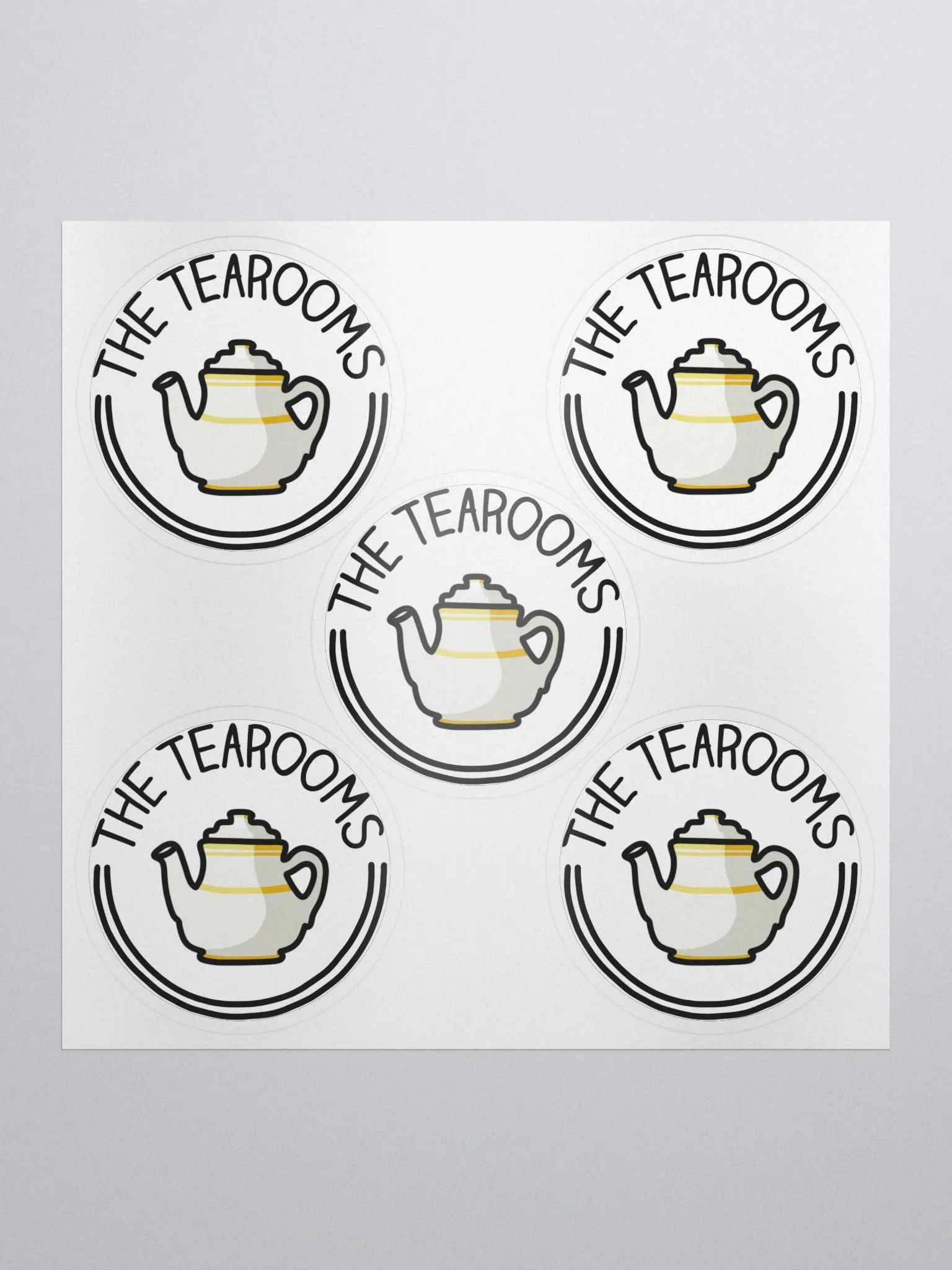 Sticker Sheet - The Tearooms Logo product image (1)