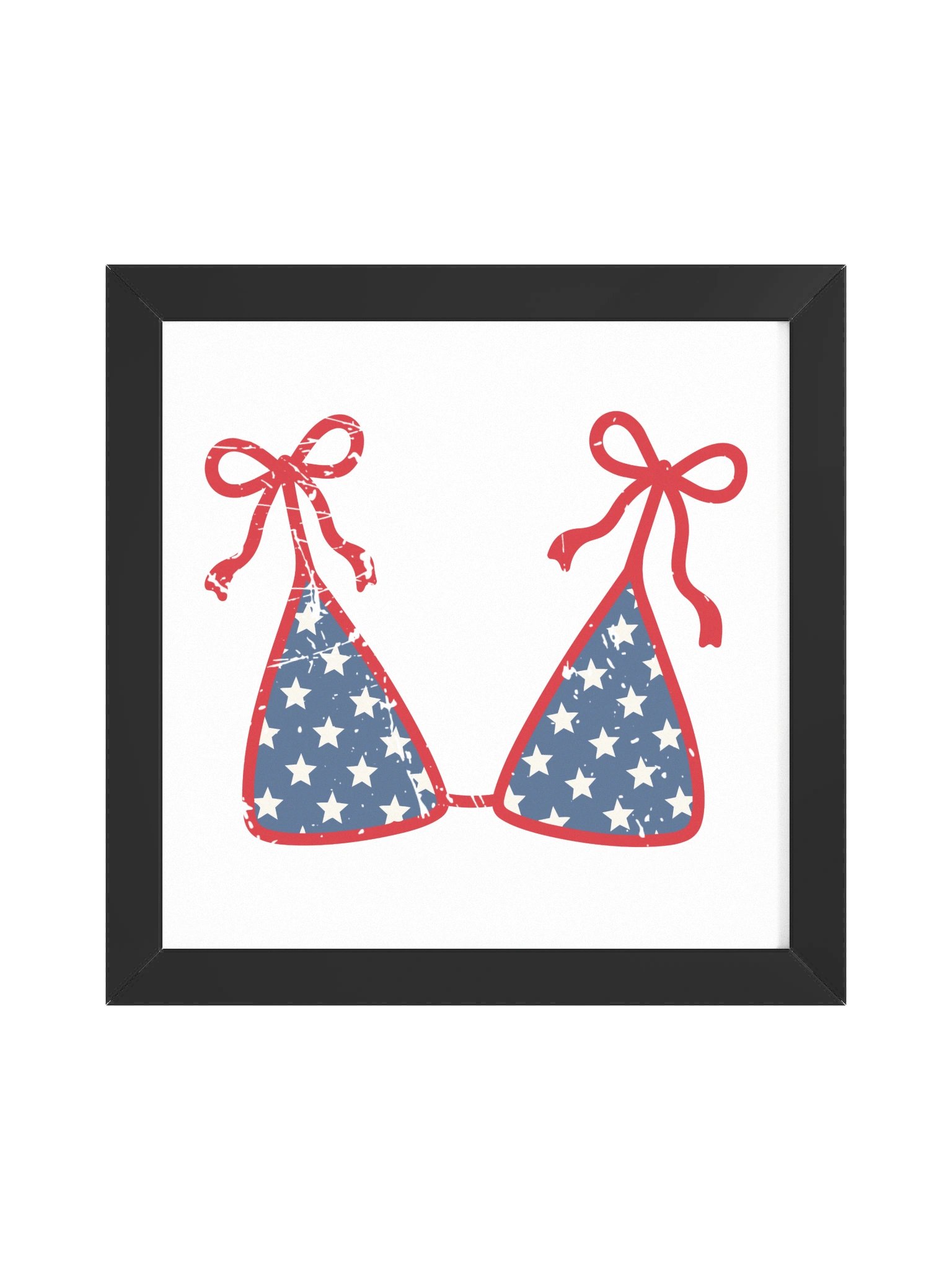 Patriotic Party Hat Duo Framed Poster product image (13)