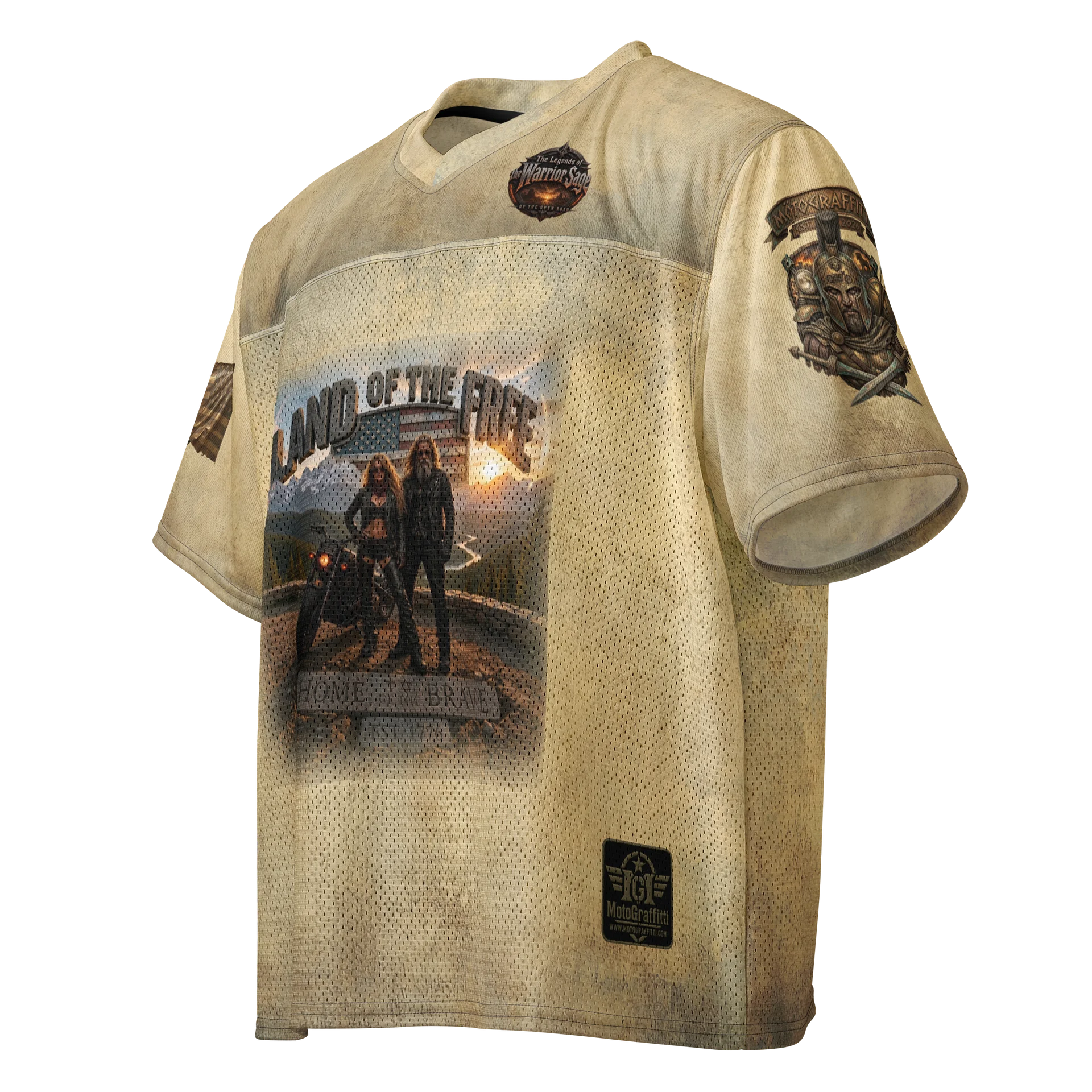 MötoGraffitti Warrior Sage Land of the Free Football Jersey product image (3)