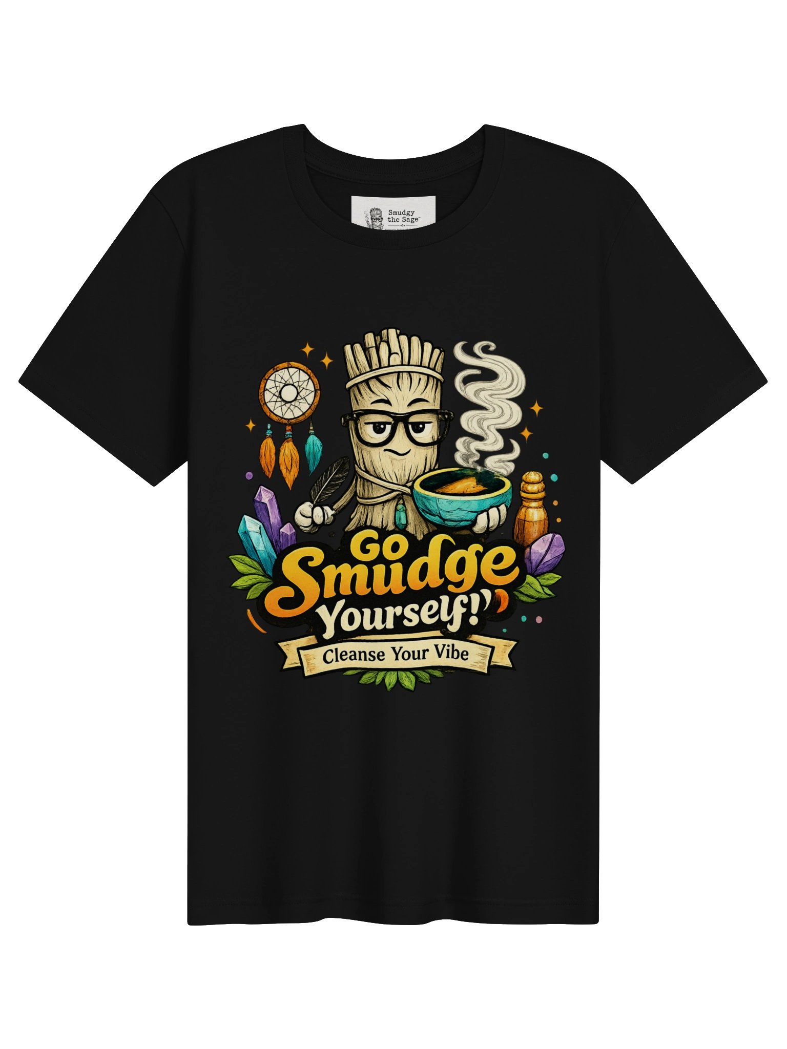 Go Smudge Yourself | Smudgy the Sage Graphic Tee product image (1)
