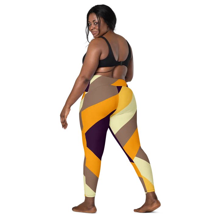 Sunset Stripes All-Over Leggings with Pockets product image (2)
