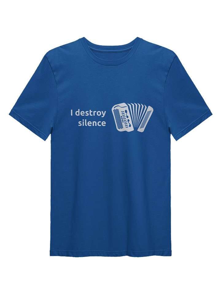 I destroy silence -t-paita / t-shirt product image (1)