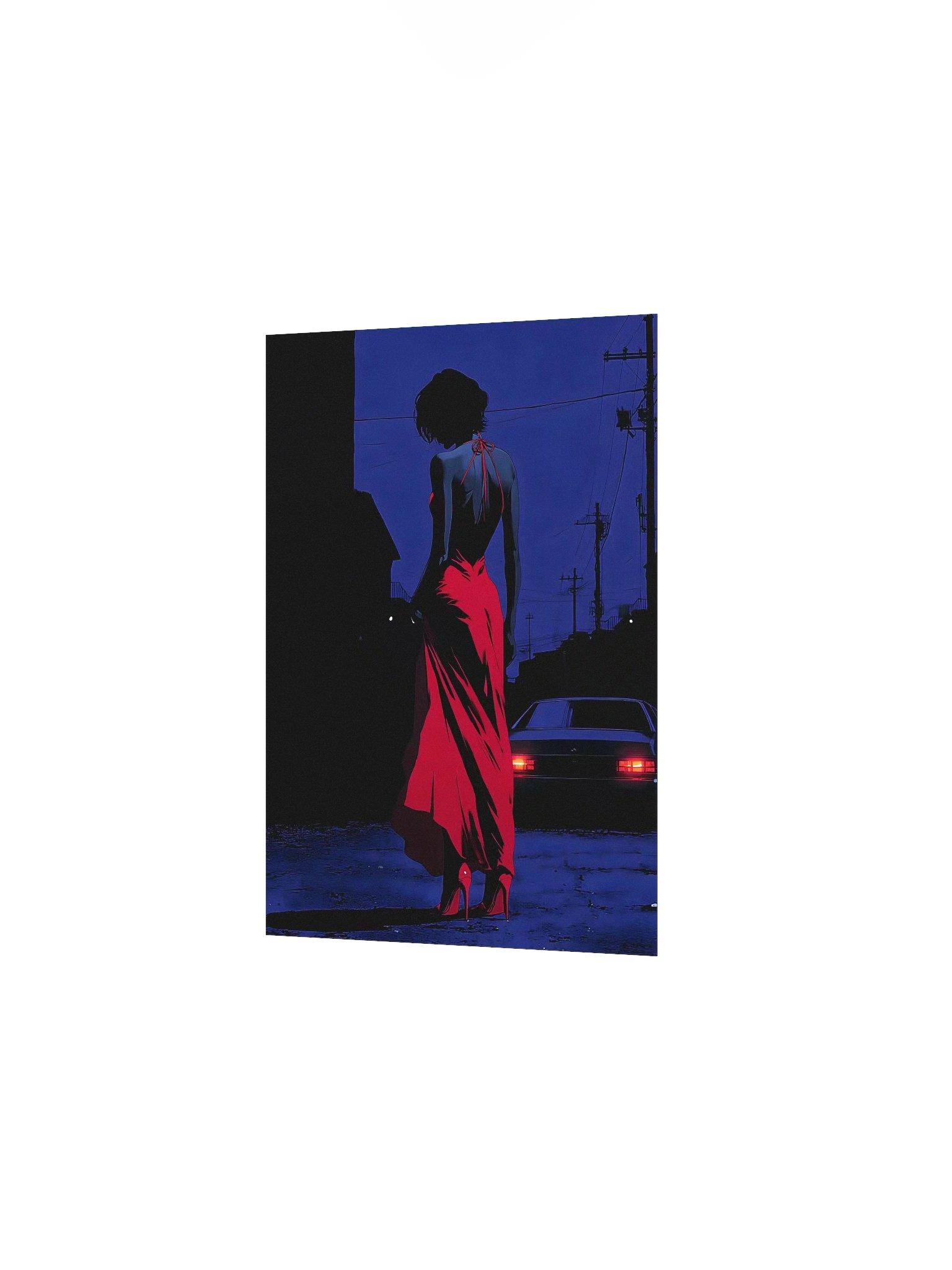 Woman in Red Matte Poster product image (9)