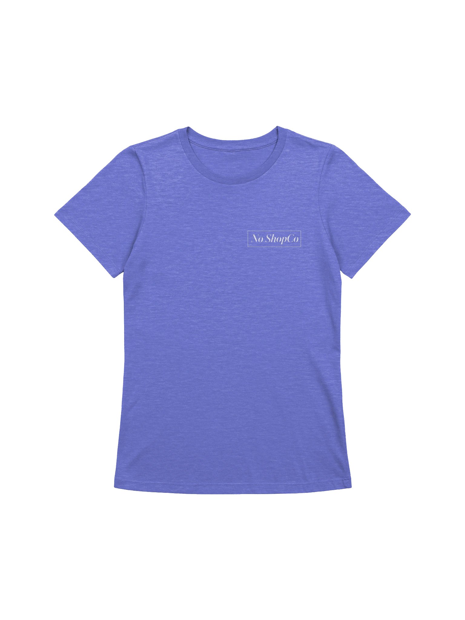 No ShopCo Women's Heather True Royal Tee - Please Ruin My Zero product image (1)