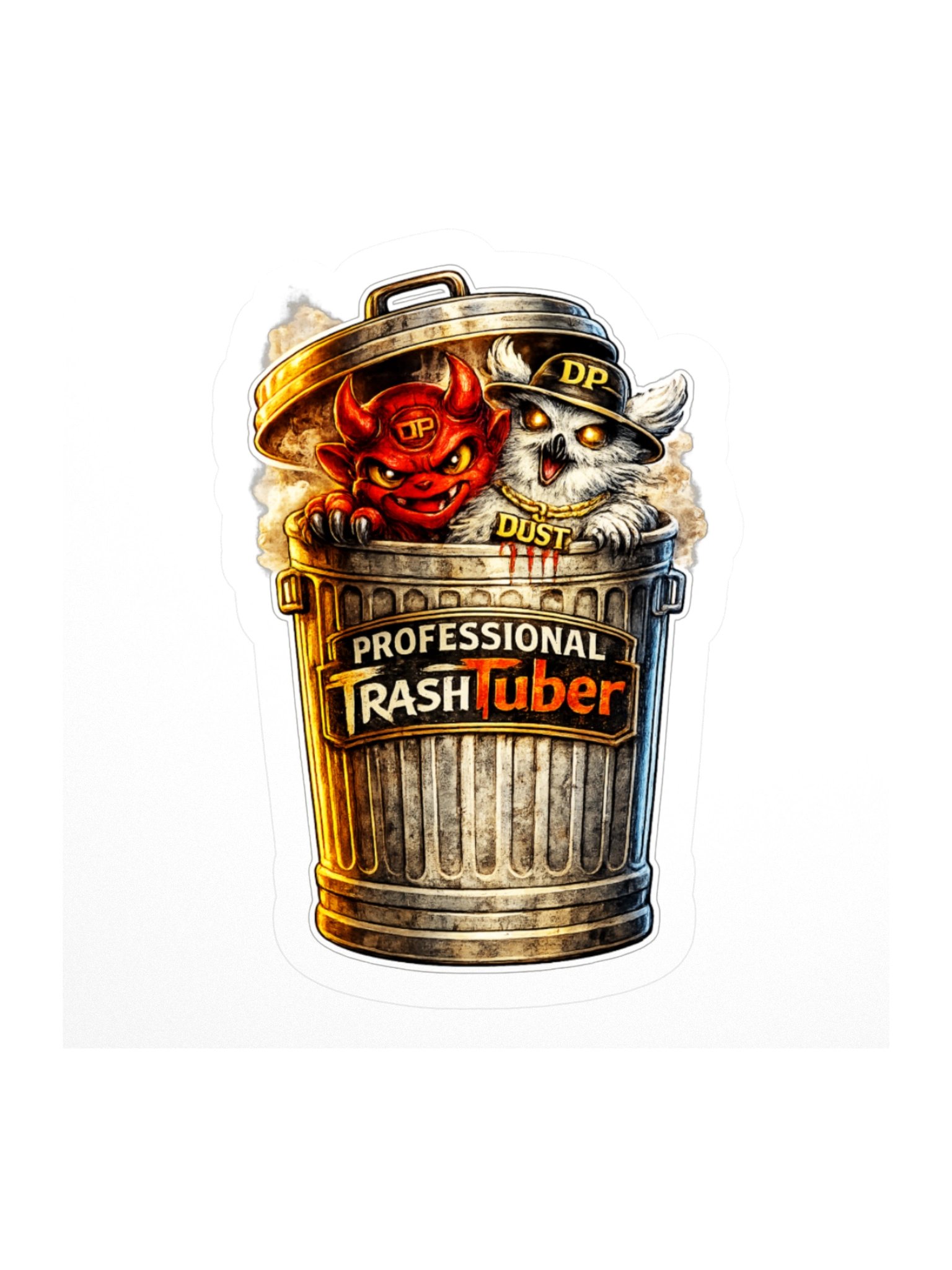 Trash Tuber 3" x 3" sticker product image (1)