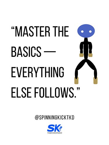 Never forget the basics!
#Taekwondo #TKD #SpinningKickTKD #Patience #TrainSmart