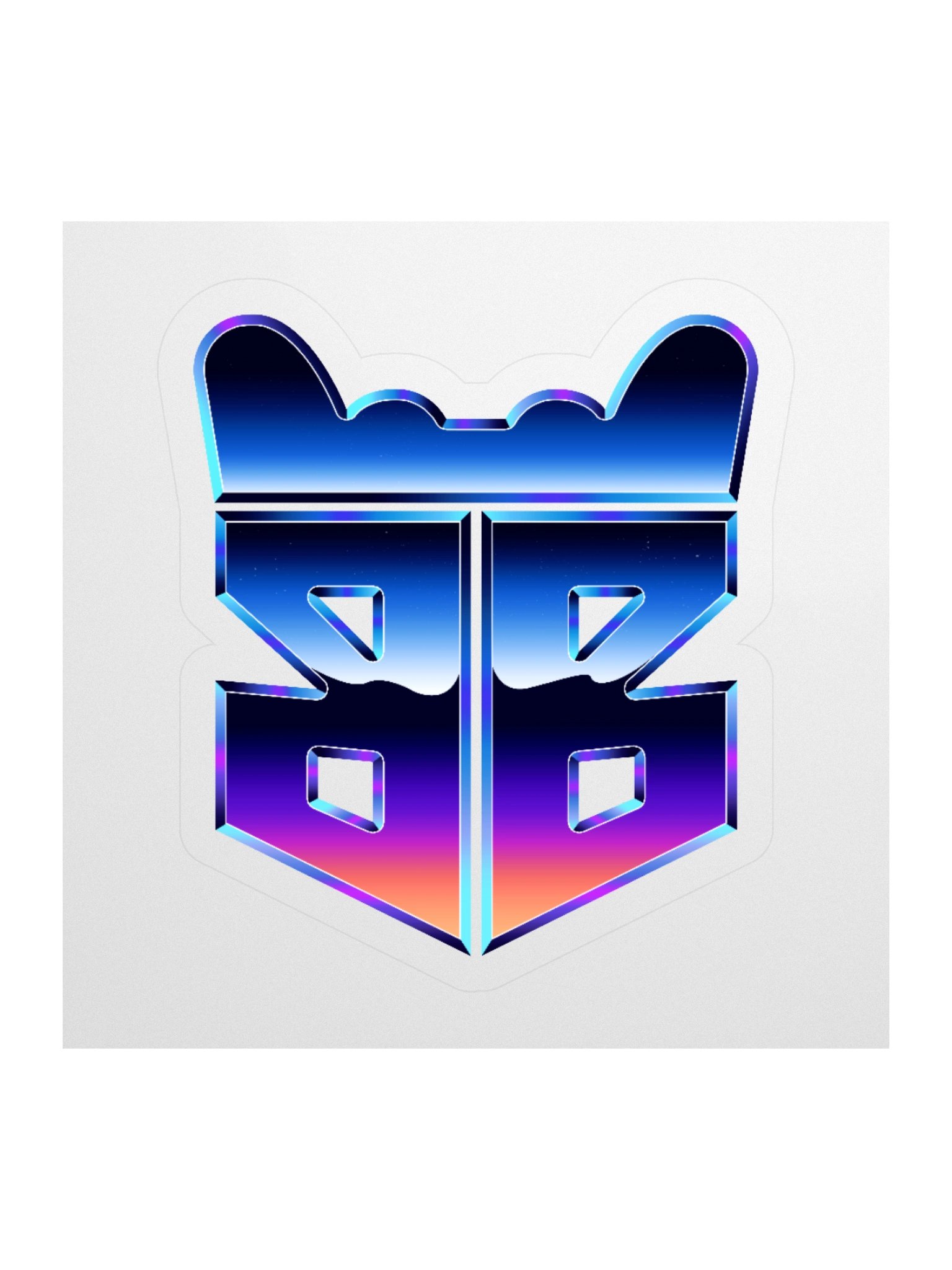 BB Logo Cut Stickers product image (2)