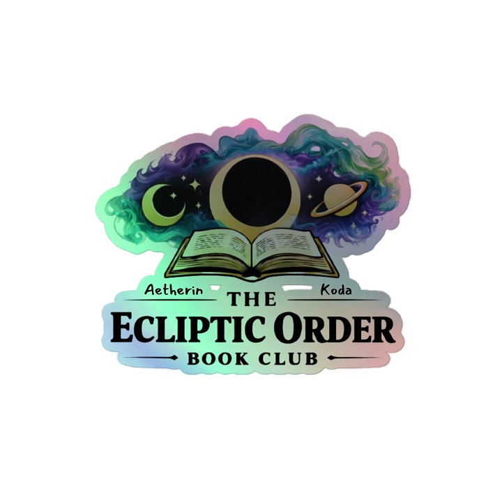 The Ecliptic Order Book Club Holographic Sticker product image (2)