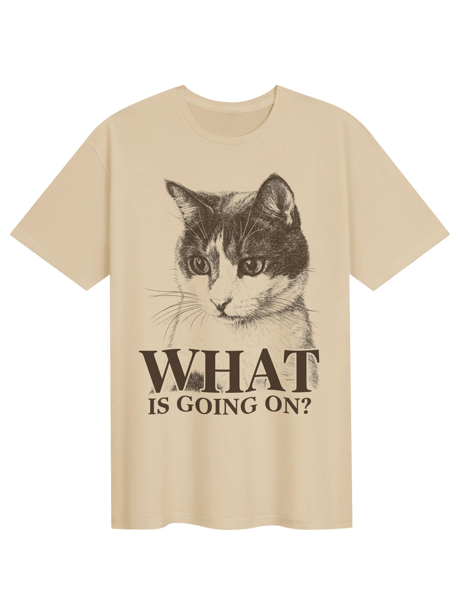 What Is Going On Cat T-Shirt product image (3)