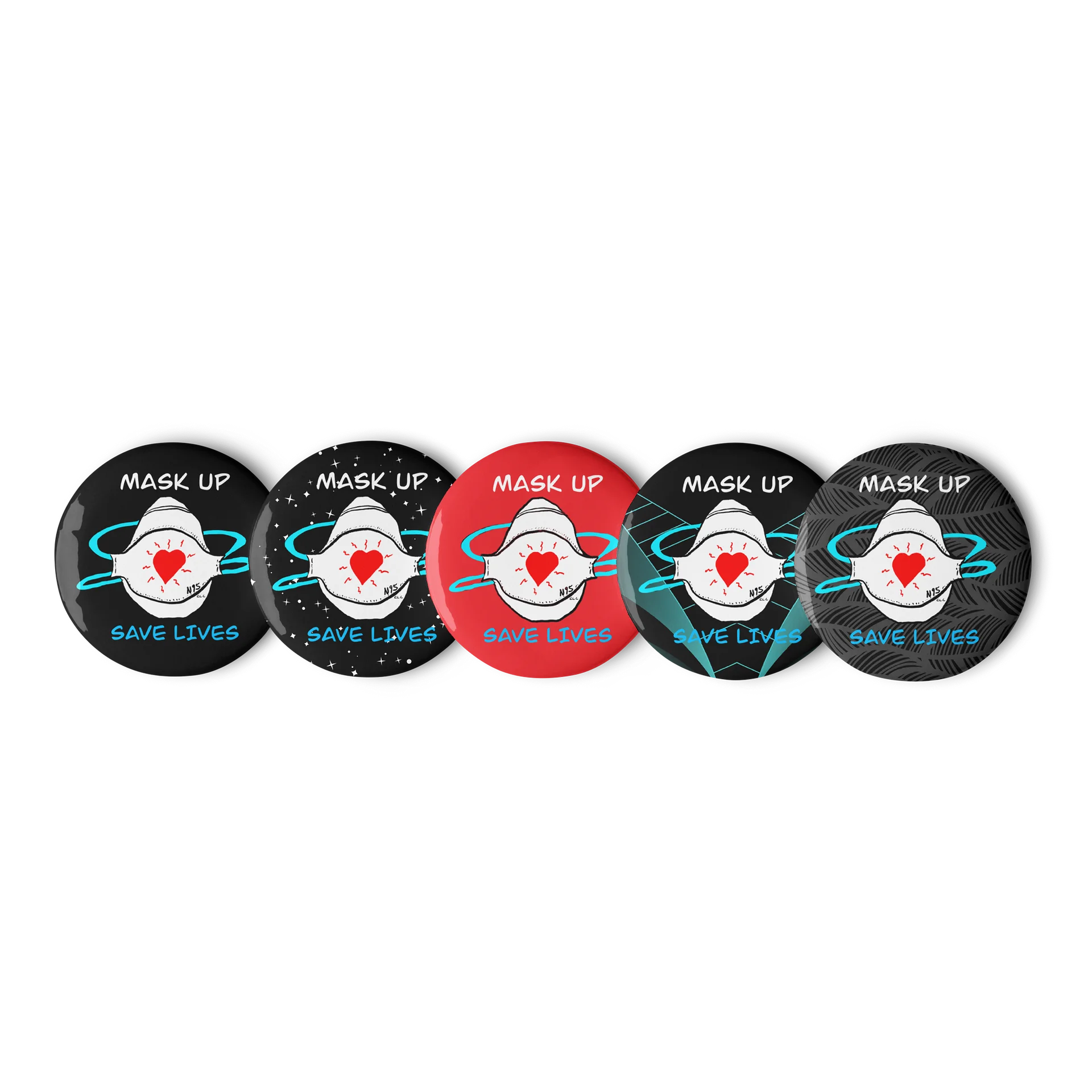 Mask Up Save Lives button product image (1)