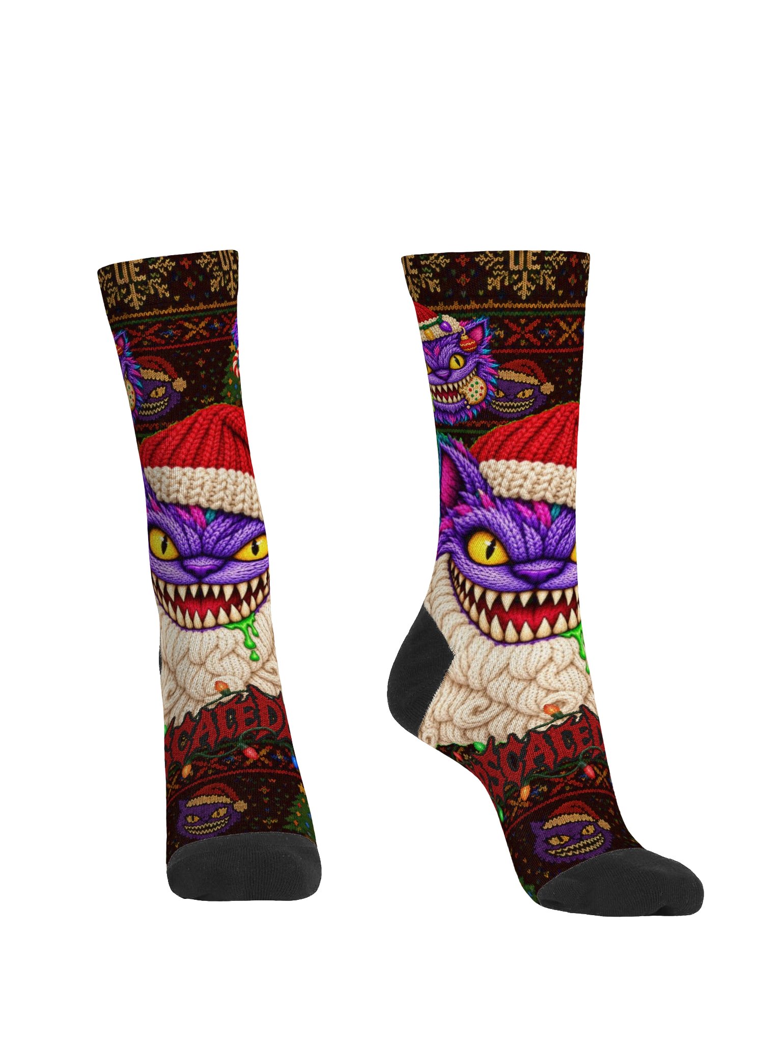 Upscaled - Ugly Sweater Christmas Socks product image (2)