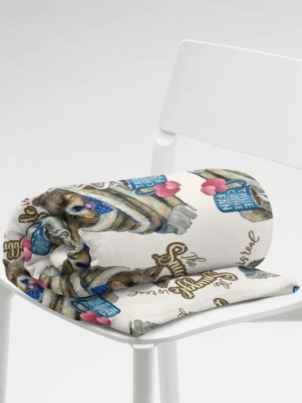 The Snuggle Is Real Cozy True Crime Throw Blanket product image (7)