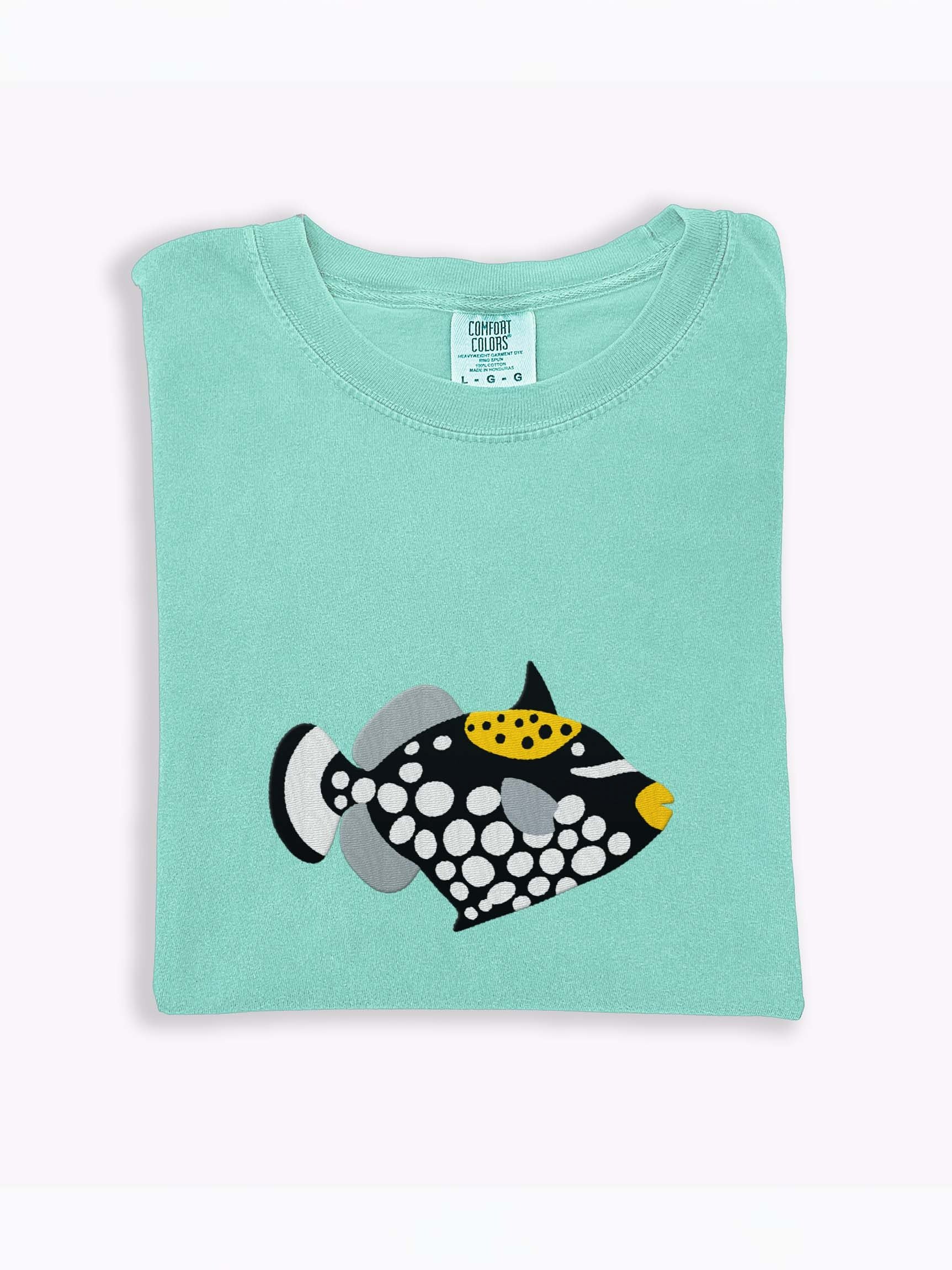 Clown Triggerfish Premium T-Shirt (Embroidered) for Reef and Marine Aquarium Lovers product image (1)