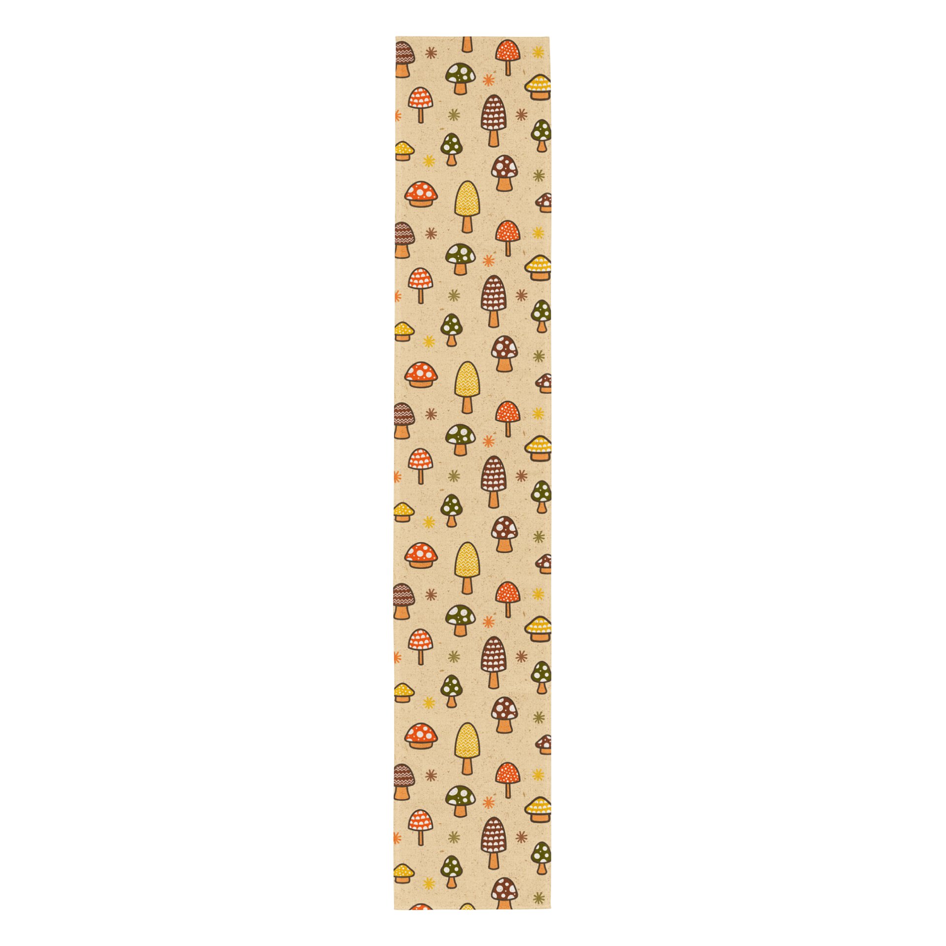 1970s Retro Mushrooms Table Runner product image (1)