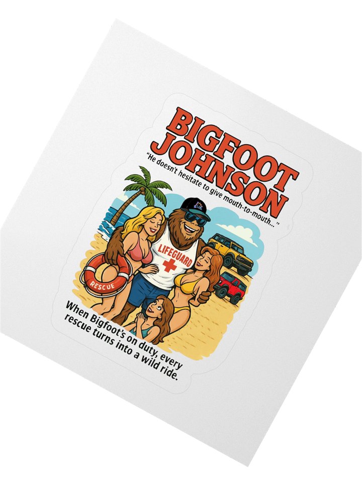 Destination Bigfoot Bronco Bigfoot Johnson Lifeguard Decal (Multiple Sizes Available) product image (6)