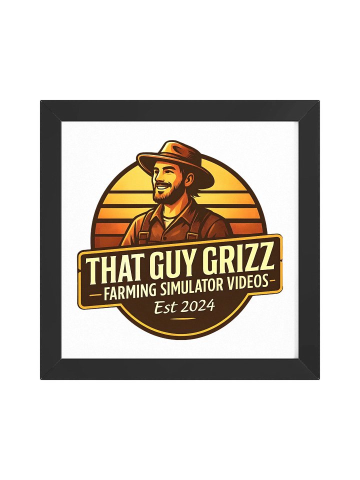 Grizz Gaming Logo - Framed product image (1)