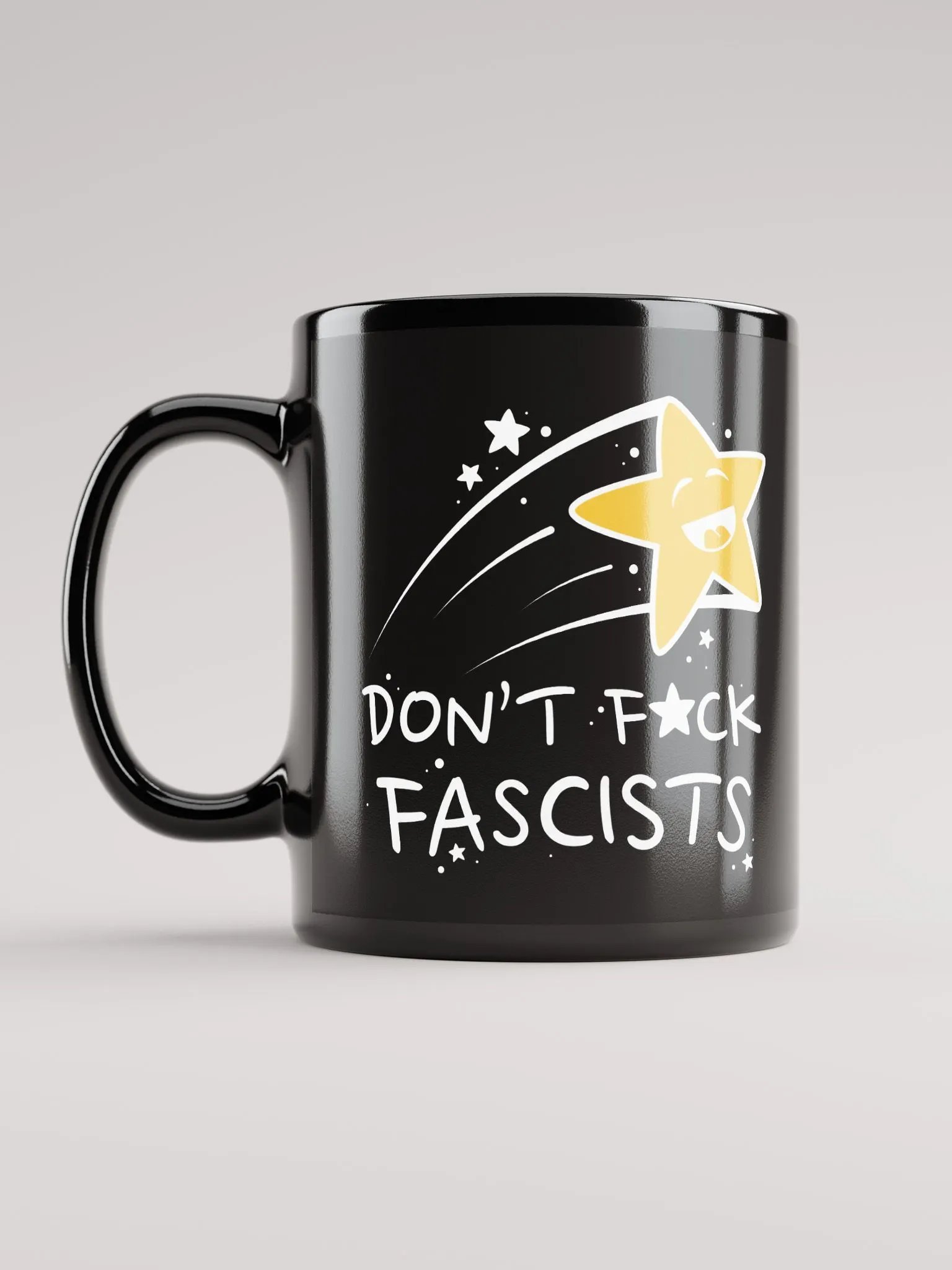 Don't F*CK Fascists Mug - Yellow product image (2)