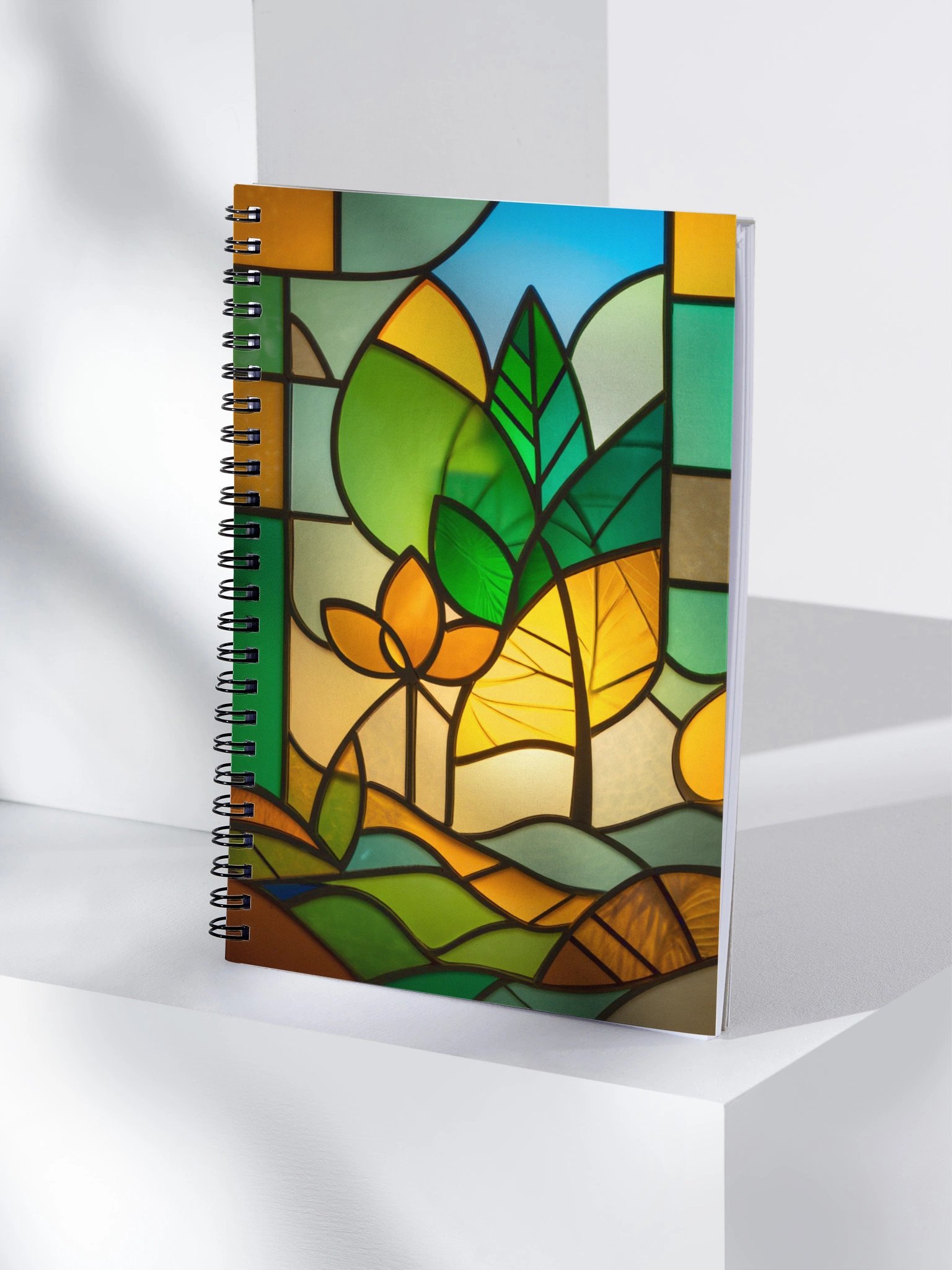 Nature's Mosaic Spiral Notebook product image (4)