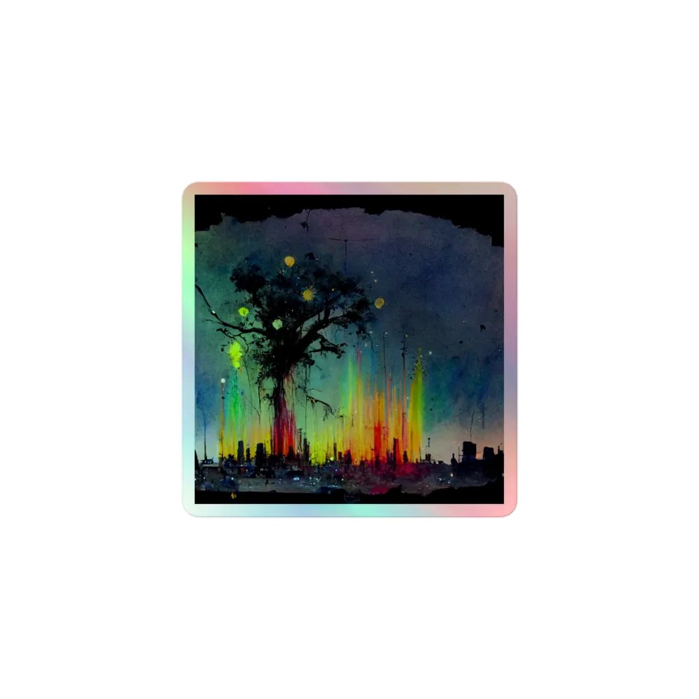 Ethereal Tree Holographic Sticker Set product image (1)