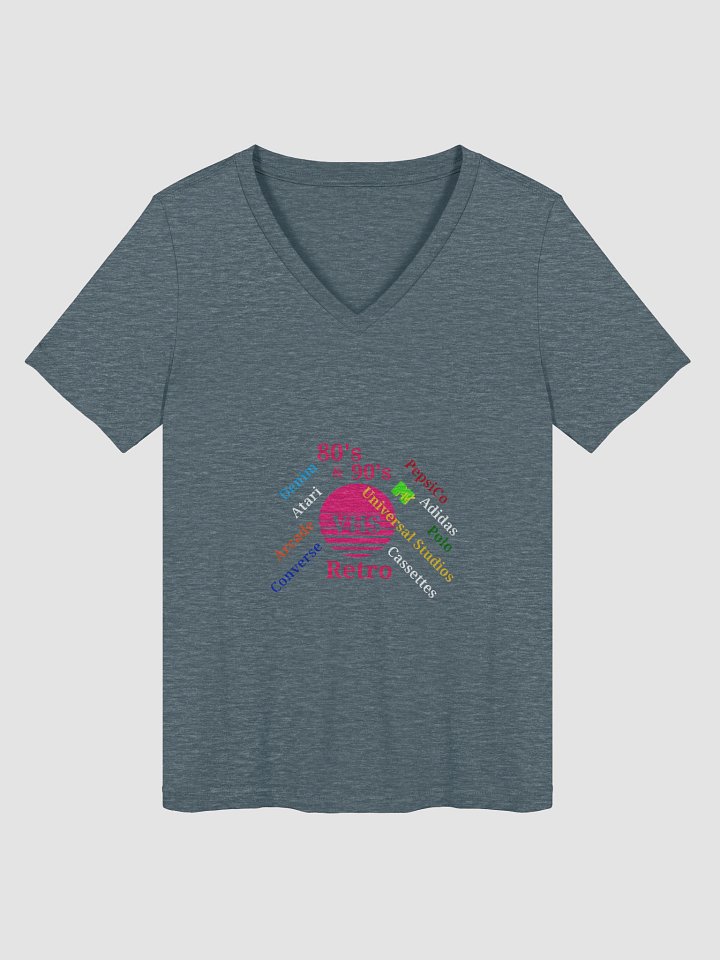 Retro VHS Dream Women's V-Neck Tee product image (1)