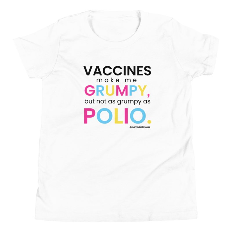 Polio Youth Tee - White product image (1)