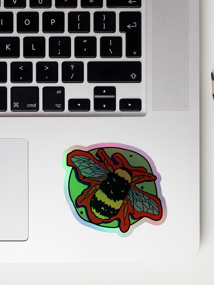 Vaporbee holographic stickers product image (1)