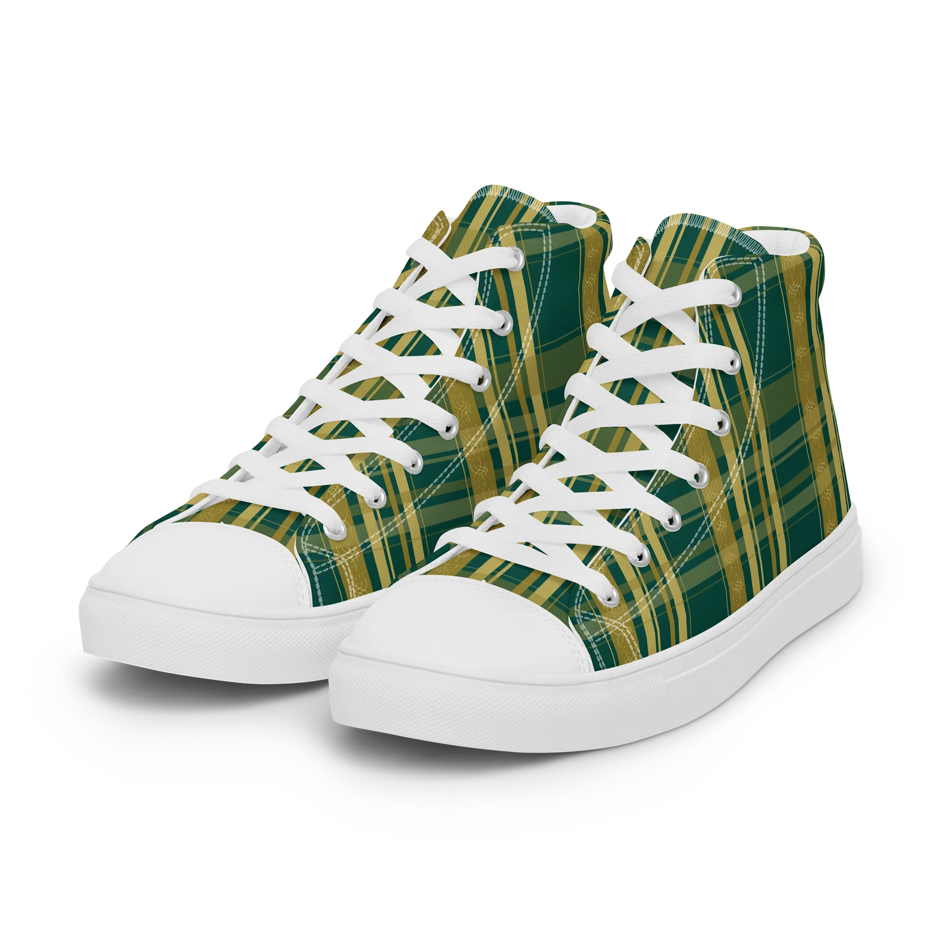 Gilded Reign Women’s High Top Canvas Shoes product image (4)