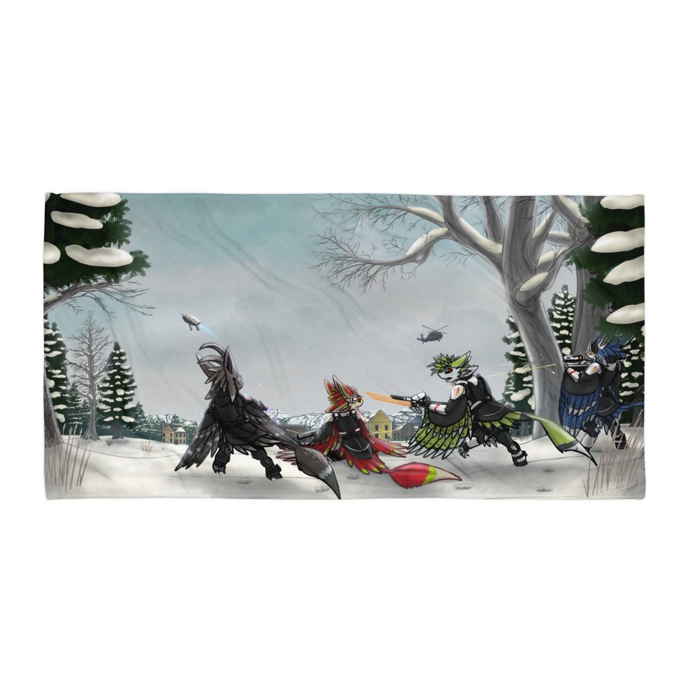 Avali: Final Battle | Earth Invasion Beach Towel product image (1)