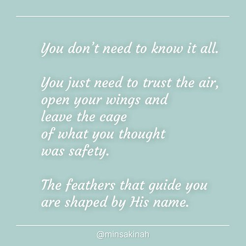 Fall - but into His care.
Lay it down.
He won’t let you fall.
.
.
.
.
.
.
.
.
.
.
#minsakinah #muslimahpoetry #soulfulreminde...