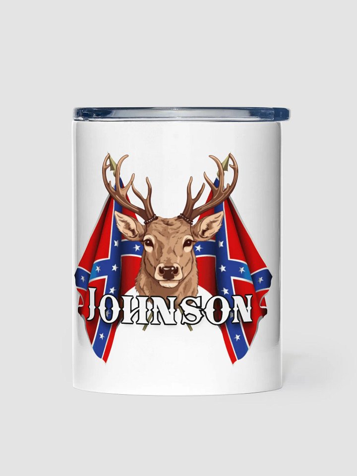 "Johnson" Last Name Rebel Redneck Deer - Kids Tumbler product image (1)