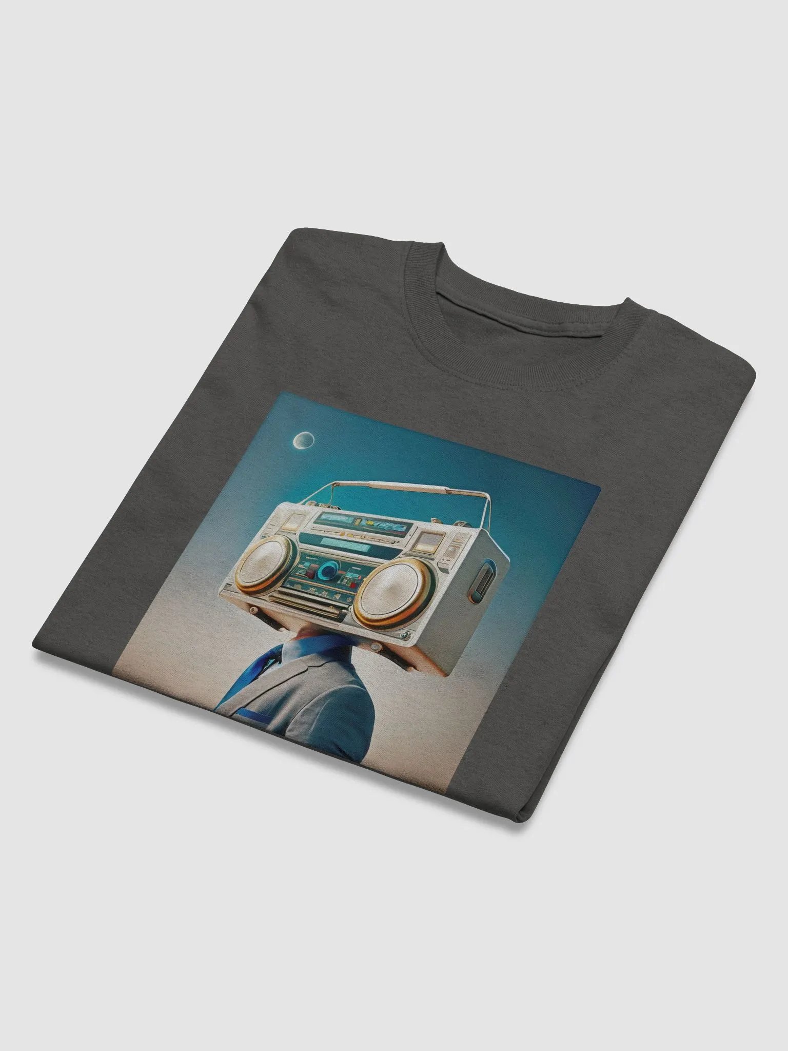 Boom Box Man Heavyweight T-shirt product image (34)
