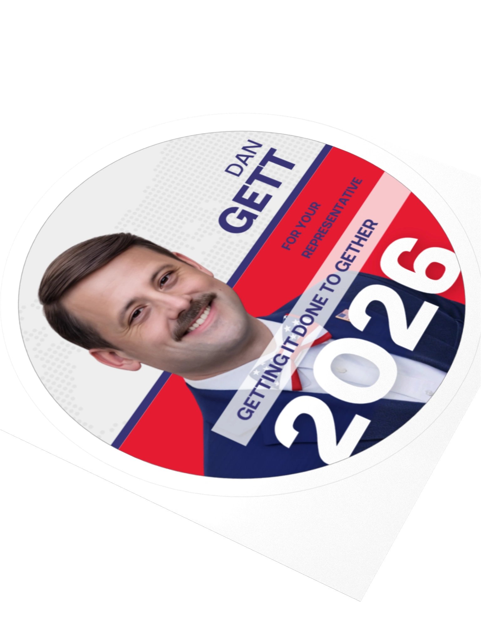 Dan Gett 2026 Campaign Sticker product image (3)