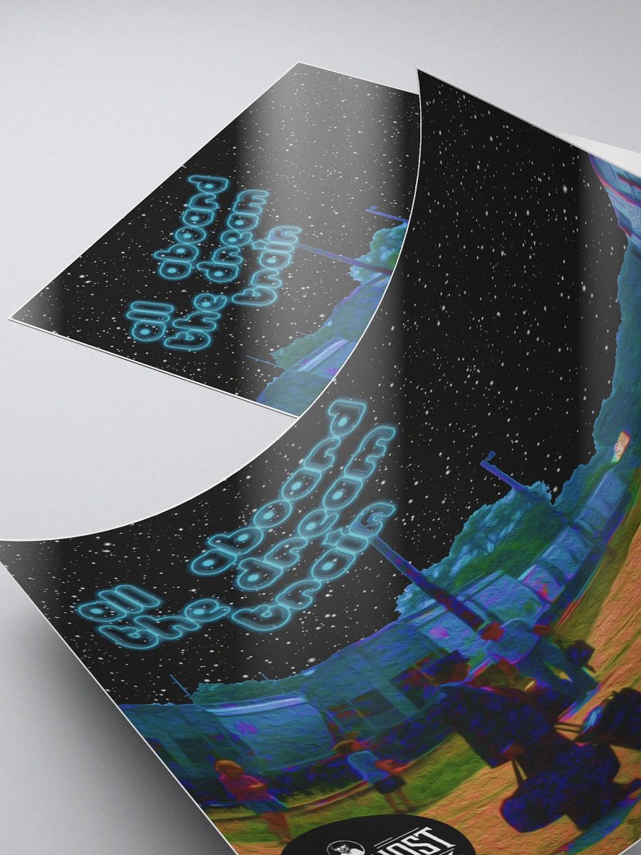 All Aboard the Dream Train Sticker product image (4)