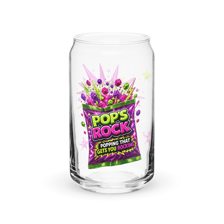 ''Pops Rock'' Can-Shaped Glass. product image (1)