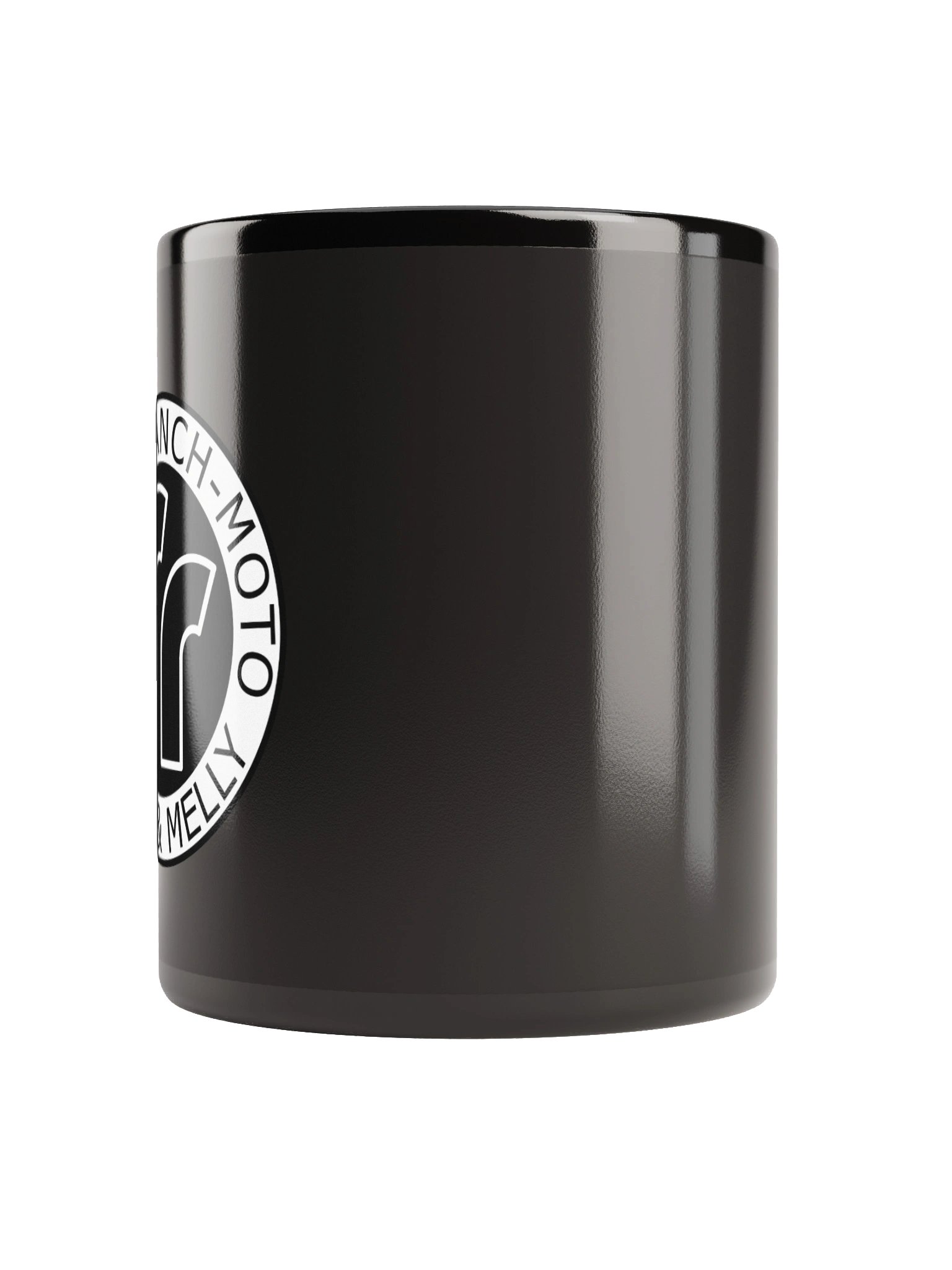 Ranch-Moto Logo Black Glossy Mug product image (2)