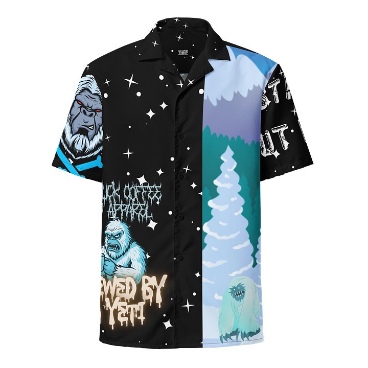 Killed by a Yeti Brewed by a Yeti Hawaiian Shirt product image (1)