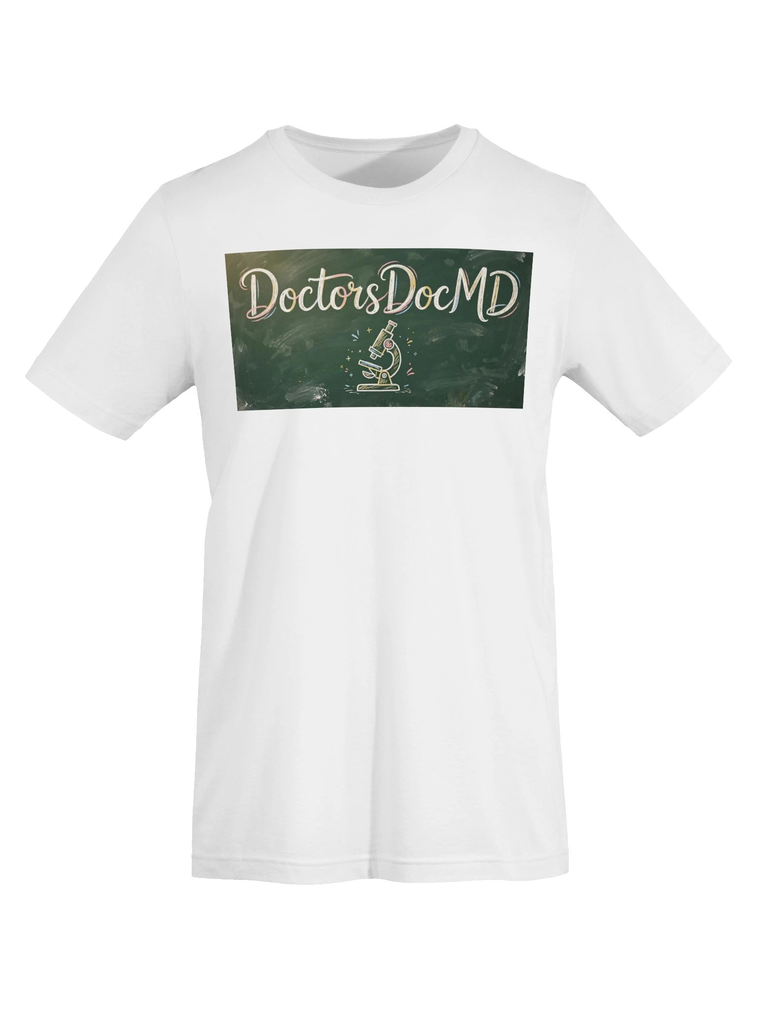 DoctorsDocMD Chalkboard White Tee product image (5)