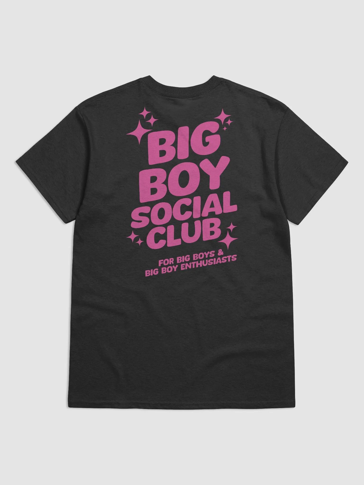 Big Boy Social Club T-Shirt (Pink Text) product image (2)