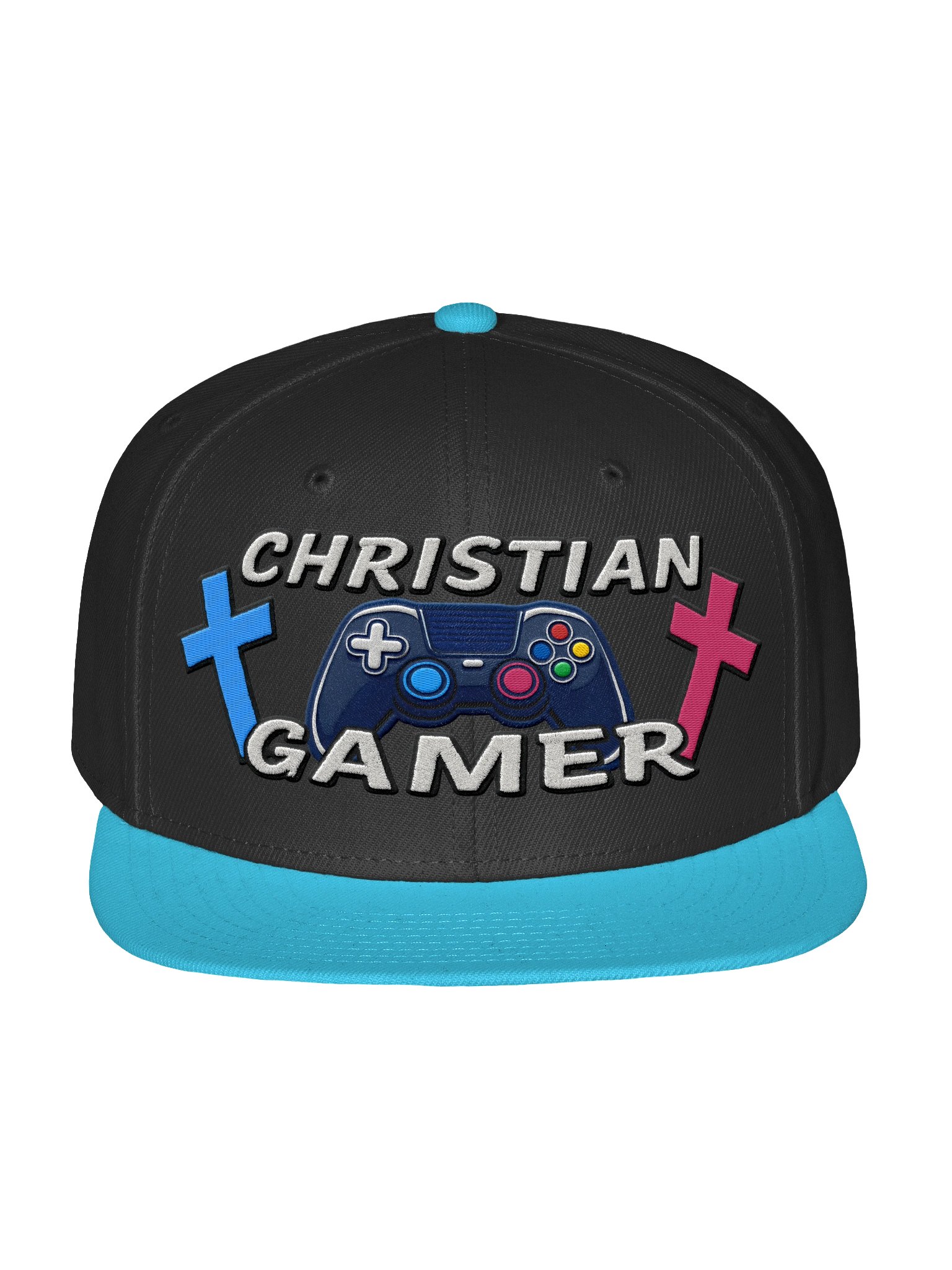 Christian Gamer! – Unisex Men’s and Women’s Vision League Snapback Cap product image (1)