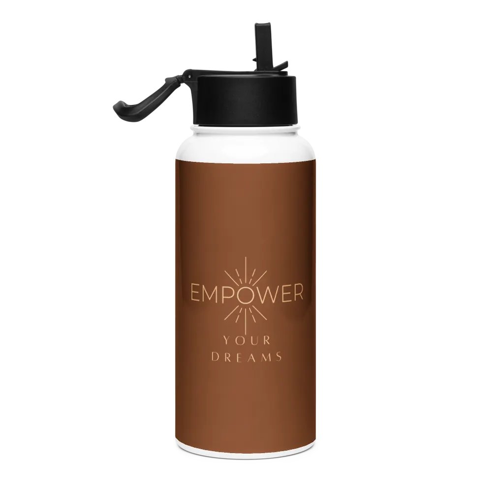 Stainless Steel Water Bottle with a Straw Lid SWFB0101 product image (2)