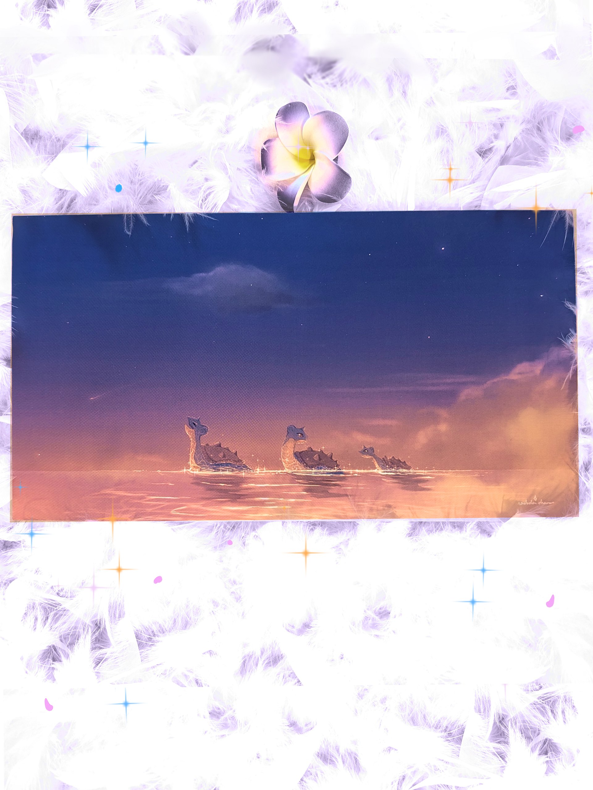 Lapras Sunset - 12 x 8 Print product image (1)