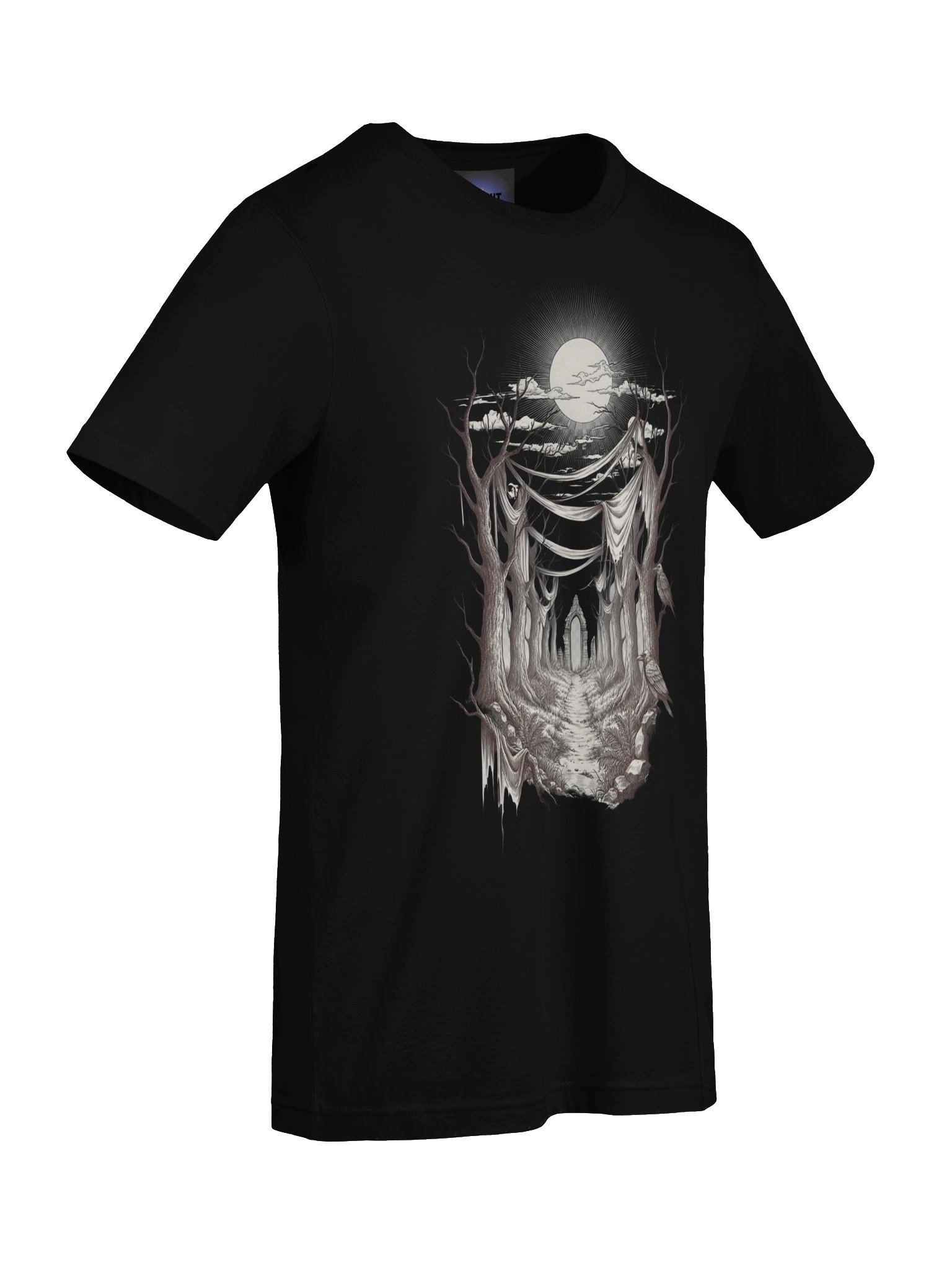 Midnight Veil Forest Portal T-Shirt product image (74)