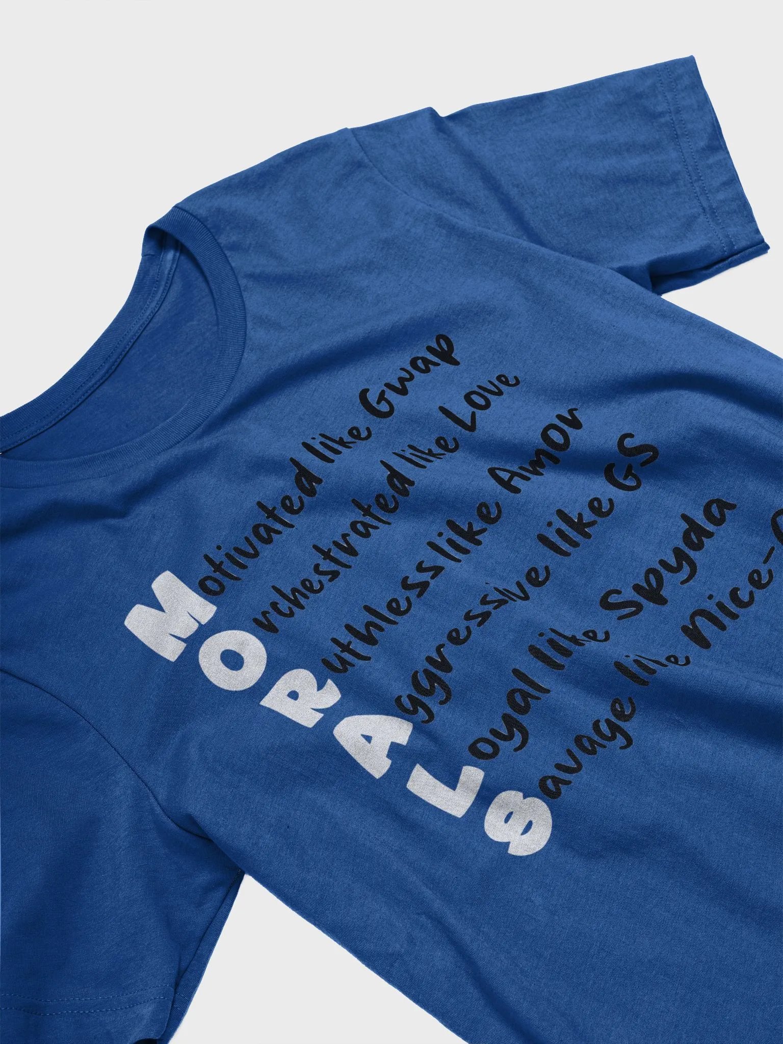 Morals Members exclusive blue tee product image (3)