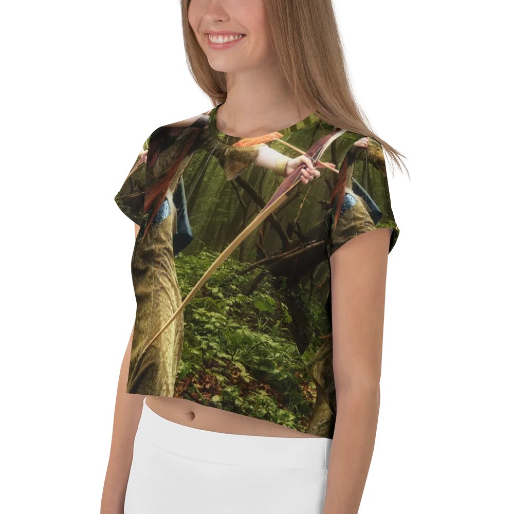 'Elven Stories - Rainhill' All-Over Crop Tee product image (3)