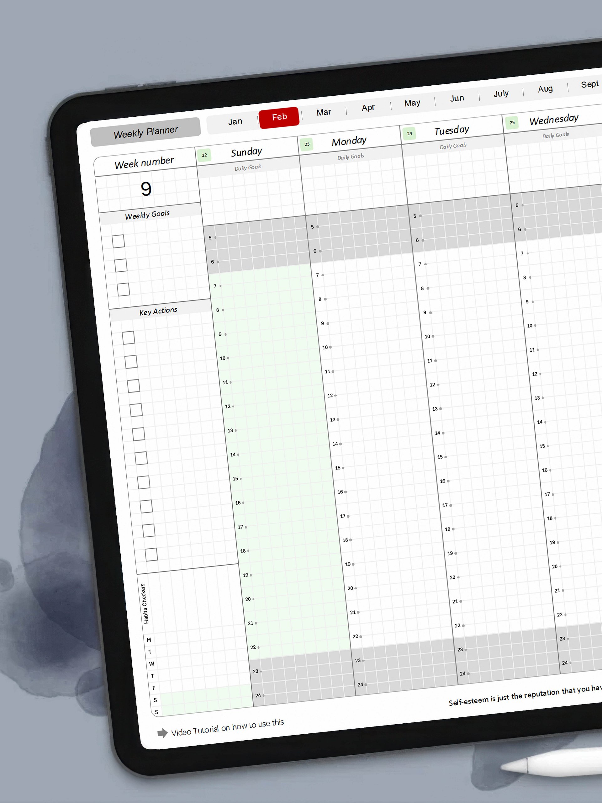 2026 iPad Journal Template product image (2)